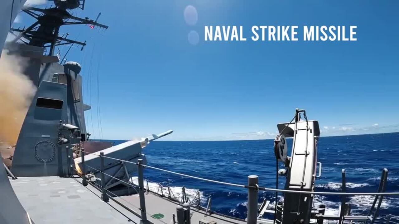 Royal Australian Navy Fires Tomahawk Cruise Missile