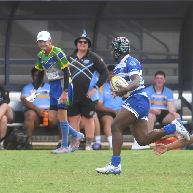 Troy Waike. QLD Rugby Union State Championships (17-18 years boys) at the Townsville Sports Precinct. Friday May 23. Northern against Peninsular. Picture: Evan Morgan