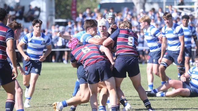 GPS First XV rugby grand final between TSS and Nudgee College. Picture by Richard Gosling