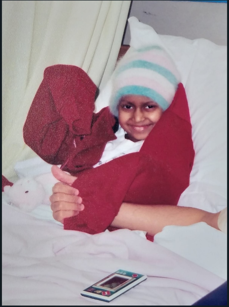 Lena Mishra was only seven when she was diagnosed with brain cancer. Picture: Supplied