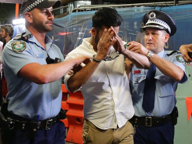 A male has been taken to Hospital after being assaulted at the Establishment night club on George Street, Sydney. A witness stated the male was knocked unconscious and his head hit the tiled floor with such force his head bounced. Three people have allegedly been arrested. Pics Bill Hearne