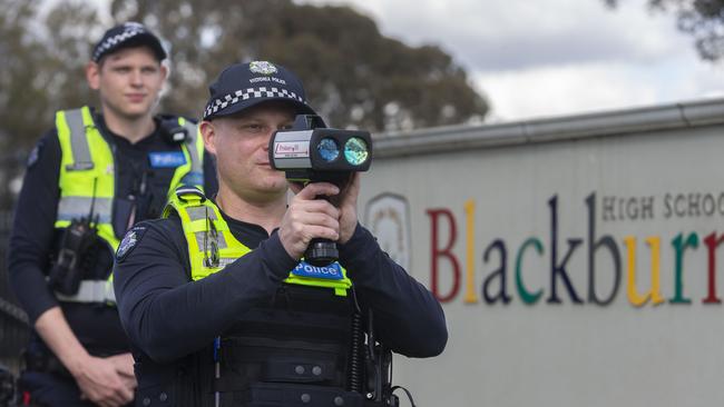 Constable Tom Dolheguy and Senior Constable Curtis Williams targeted hoons on Springfield Rd.