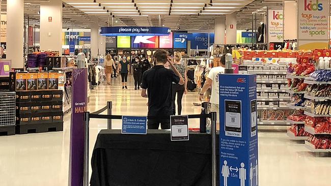 The Kmart shopper vented her frustrations online about the department store’s new procedures Picture: Liam Kidston.