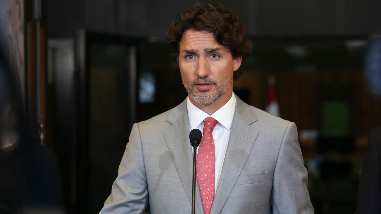 Canada's Prime Minister Justin Trudeau hit back at China after Canada was accused of supporting violent criminals. Picture: Dave Chan/AFP.