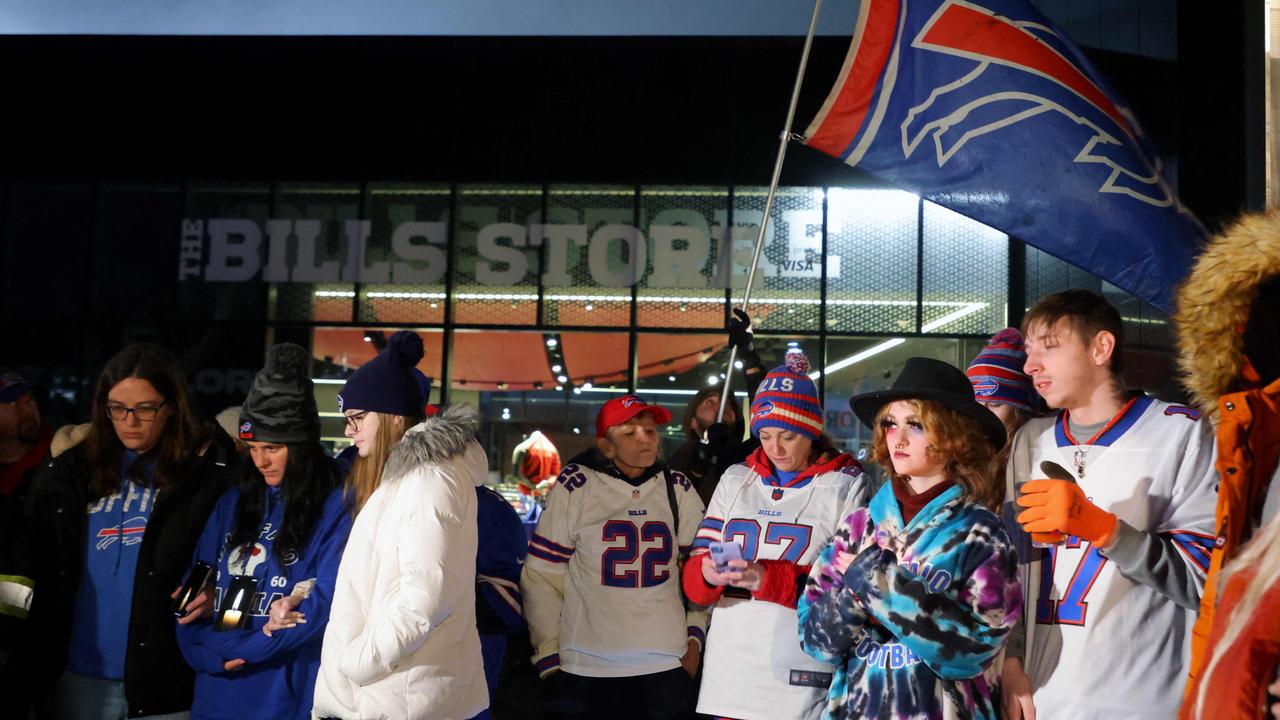 Prayers up for Hamlin. Photo by Timothy T Ludwig / GETTY IMAGES NORTH AMERICA / Getty Images via AFP