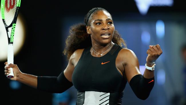 Serena Williams took umbrage to a suggestion her match was ‘scrappy’. Photo: Clive Brunskill/Getty Images