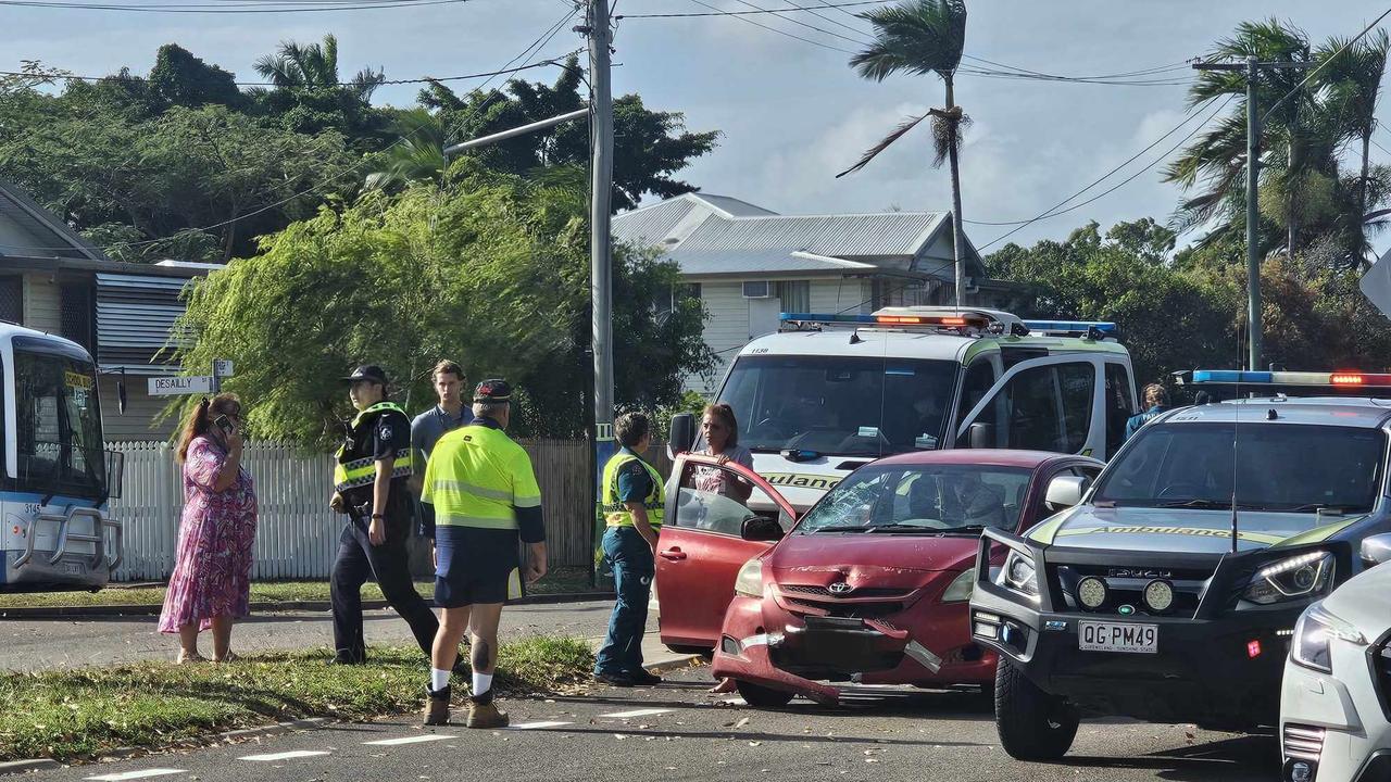 Crash near Pimlico High School.