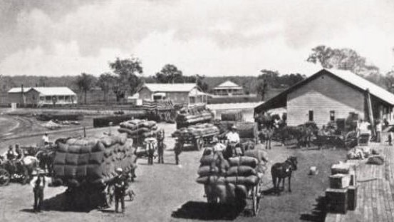 Kingaroy Railway Station in 1912, an essential lifeline for the growing town and its people. Source: Unknown