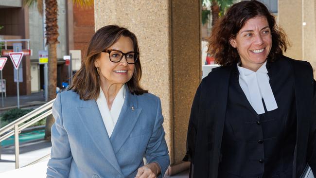 Lisa Wilkinson is being cross-examined in court. Picture: NCA NewsWire / David Swift