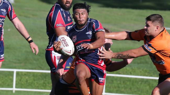 Tyler Han, pictured in a pre-season clash with Southport, caused major headaches for the Eagles with his speed and agility. Picture: Mike Batterham