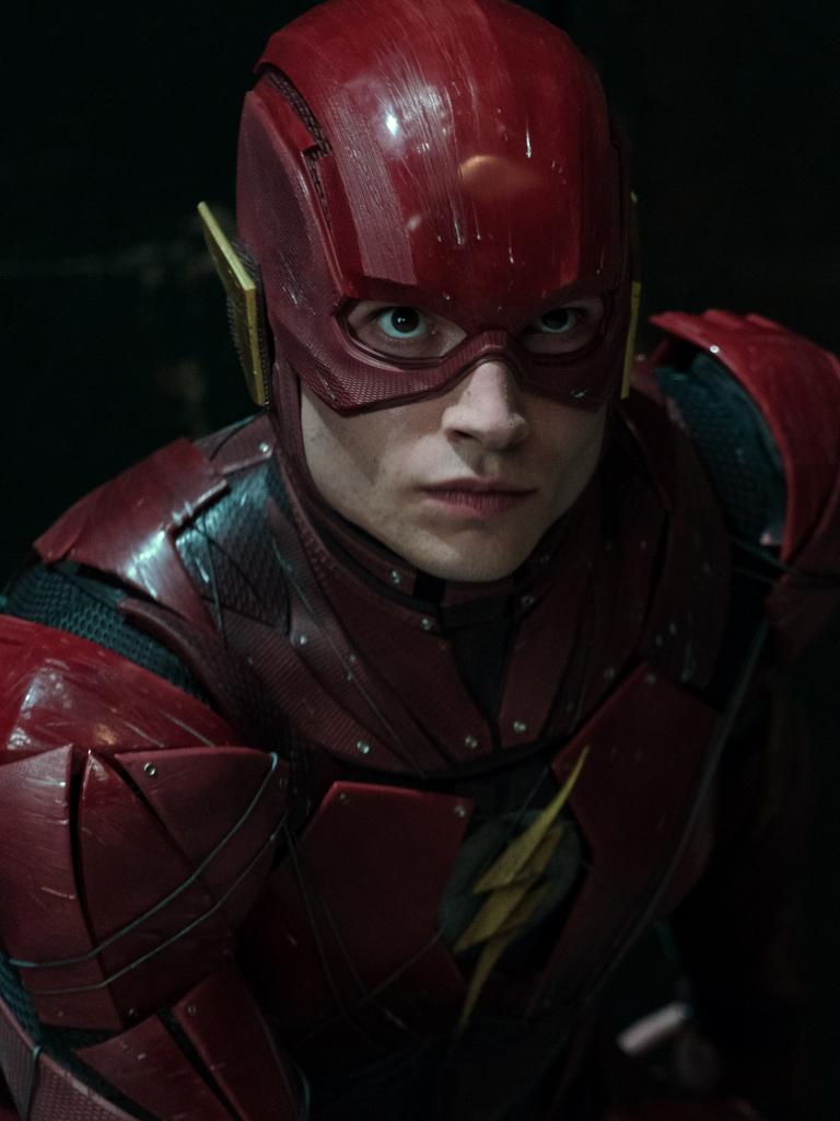 Ezra Miller in Justice League …