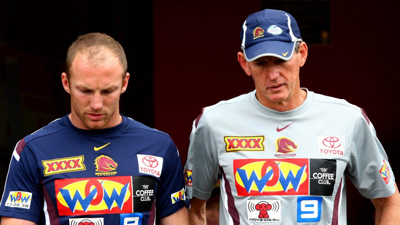 Once player and coach, Darren Lockyer and Wayne Bennett now have a ‘fractured’ relationship. 