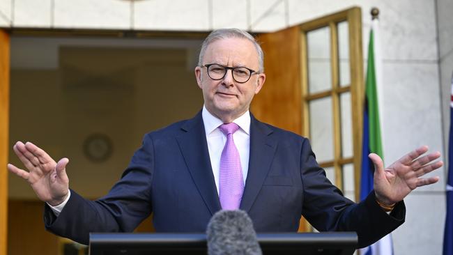 Anthony Albanese will not stop the removal of ministers Ed Husic and Mark Dreyfus due to factional deals. Picture: NewsWire / Martin Ollman