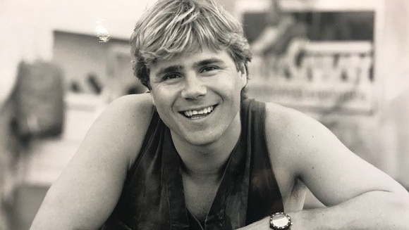 Ross Newton in the ‘90s when he played Greg Marshall in Home And Away.