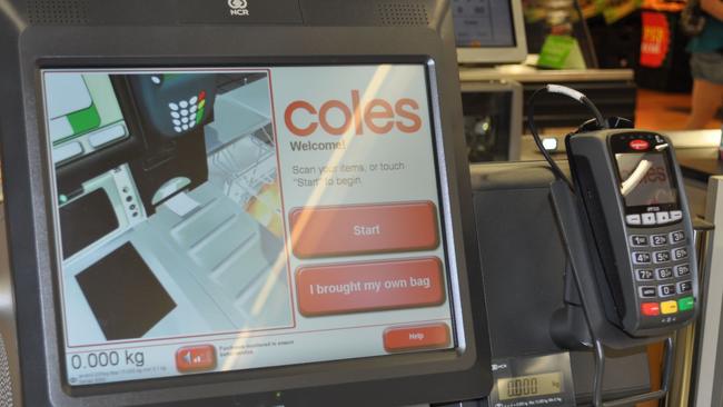 Coles is cracking down on thieves at its self-service check-outs.
