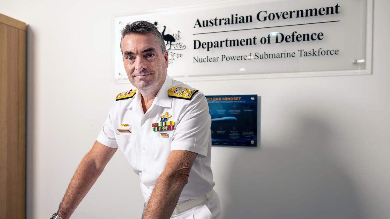 Vice Admiral Mead said the expertise of our US and UK allies will be Australia’s biggest advantage. Picture: NCA NewsWire / Gary Ramage