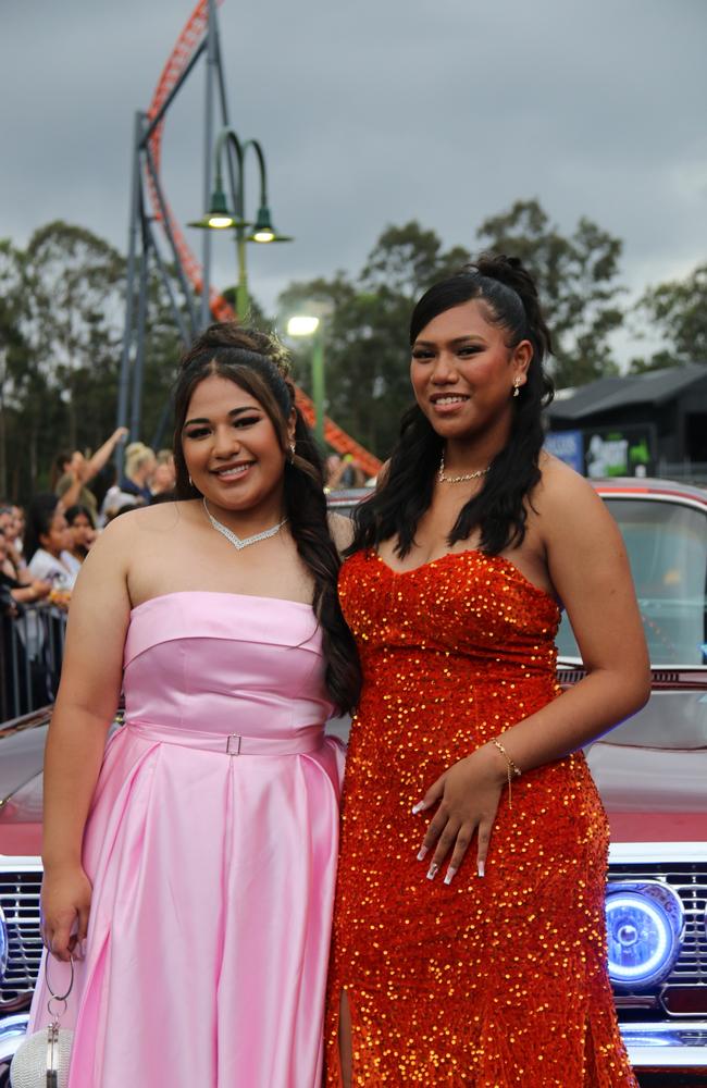 Mabel Park State High School formal at Dreamworld on November 11, 2024. Picture: Tori Little/Mabel Park State High School