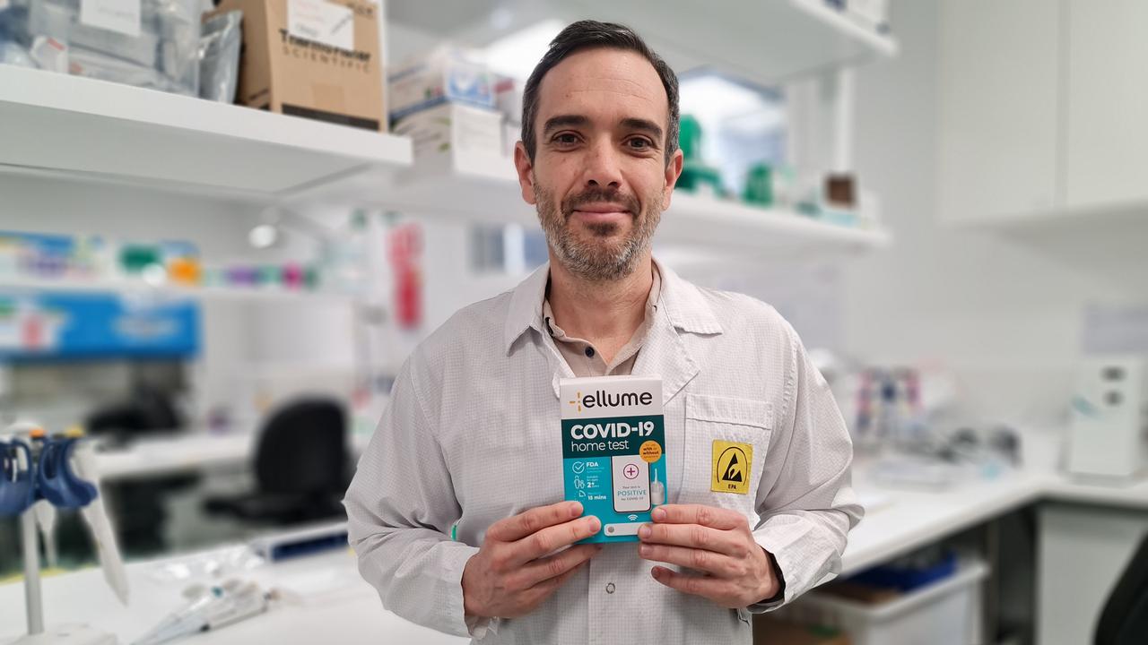 Ellume's head of research and development Dr Scott Fry helped develop a highly effective digital Covid-19 home testing kit.