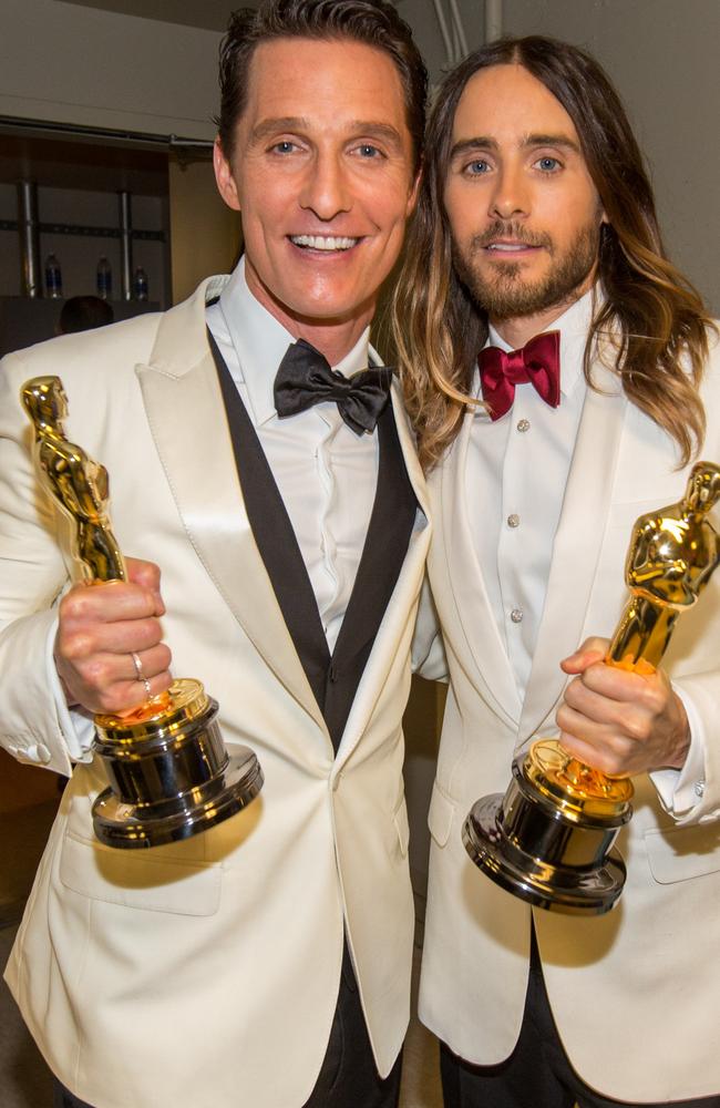 Jared Leto also scored best supporting actor for the film. Picture: Getty Images.