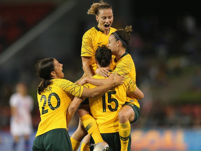 The Matildas are back in business. Picture: Getty.