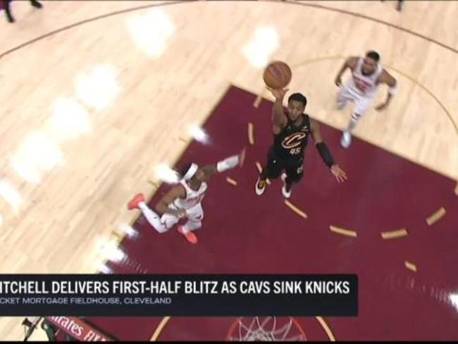 Cavs smash Knicks after Mitchell's 27