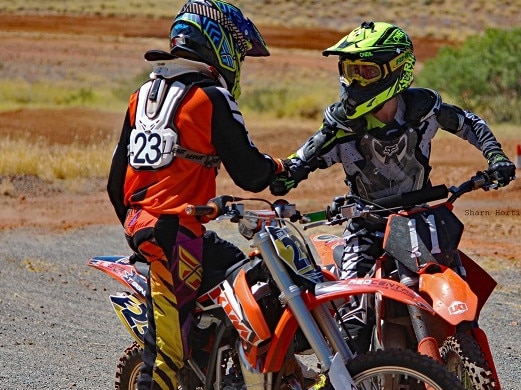 There are around 200 registered junior motocross riders in the Territory. Picture: Supplied.