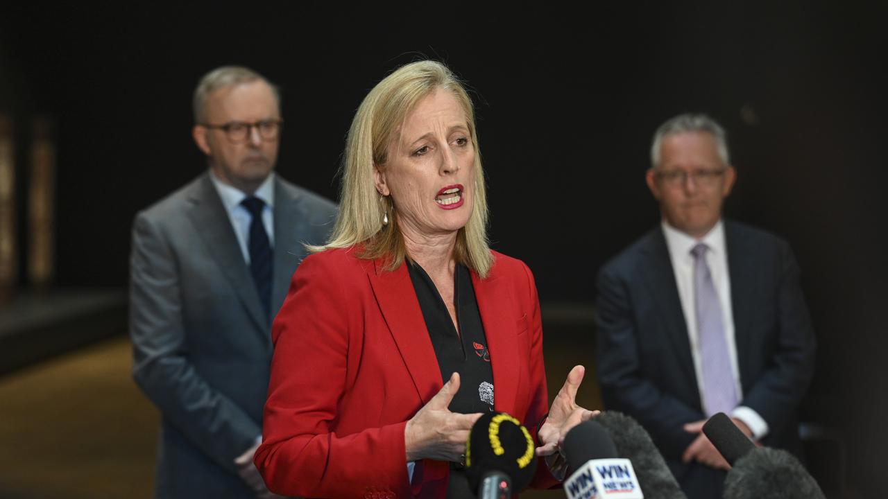 Katy Gallagher said the decision was made on the advice from security agencies. Picture: NCA NewsWire/Martin Ollman