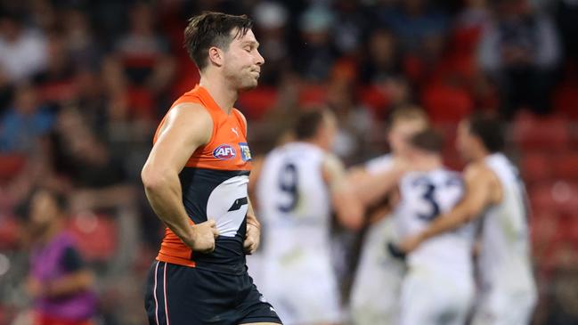 Toby Greene and the Giants have suffered through a tough start to season 2022. Picture: Phil Hillyard