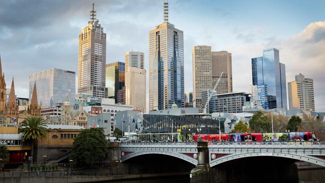 Melbourne is the world’s 18th most dynamic city according to the JLL City Momentum Index. Picture: Nathan Dyer