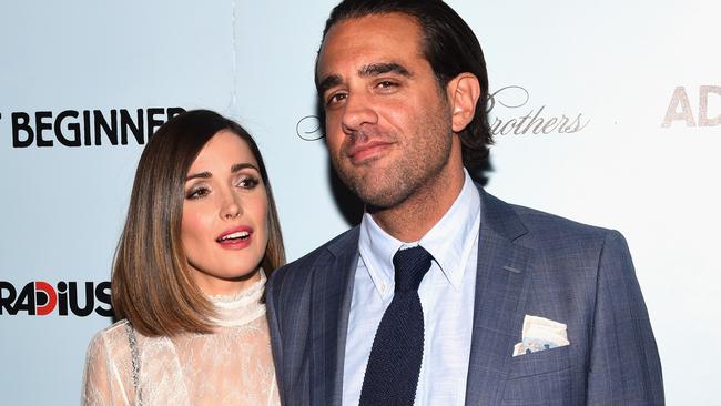 Actors Rose Byrne and Bobby Cannavale at the 2015 premiere of their film Adult Beginners in New York City. Picture: by Dave Kotinsky/Getty Images