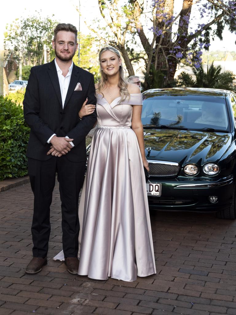 Emily Carter and her partner William Rattray. Students from The Flexi School celebrated their graduation with a formal at Gips.