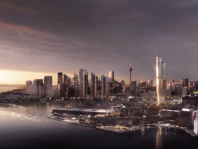 Concept image of the proposed Ritz-Carlton tower at The Star Sydney. Picture: Supplied