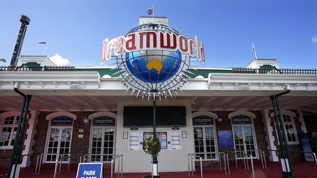 The entrance to the Dreamworld theme park on the Gold Coast. Picture: AAP