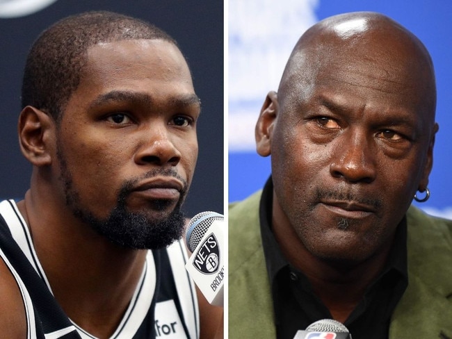 Kevin Durant and Michael Jordan