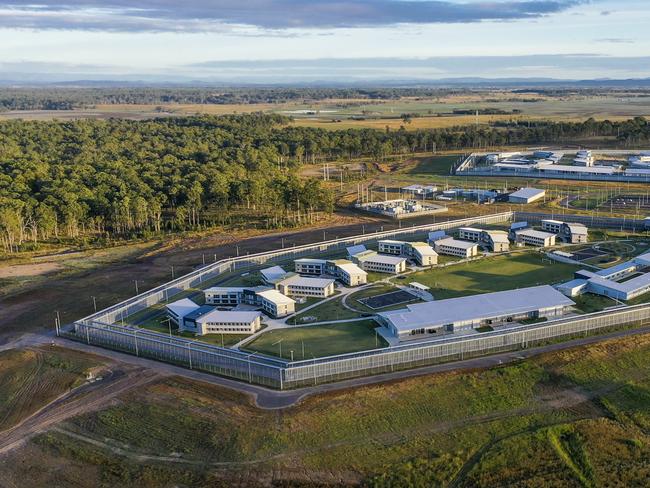 Aerial view of the Clarence Correctional Centre at Grafton. Photo supplied by Corrective Services, Serco.