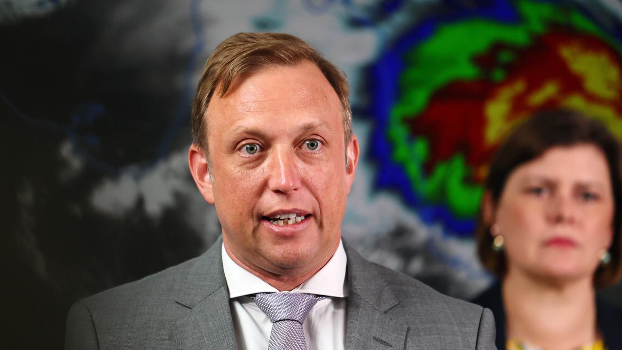 Queensland Premier Steven Miles speaks during a press conference in Brisbane. Image: NCA NewsWire/Tertius Pickard