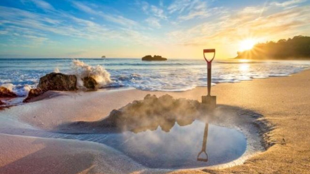 Dig your own spa at Hot Water Beach. Picture: The Coromandel