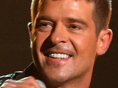 LAS VEGAS, NV - MAY 18: Singer Robin Thicke performs onstage during the 2014 Billboard Music Awards at the MGM Grand Garden Arena on May 18, 2014 in Las Vegas, Nevada. (Photo by Ethan Miller/Getty Images)