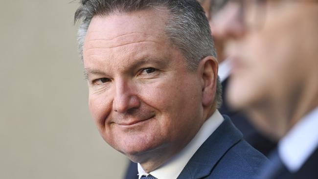 Energy Minister Chris Bowen says the Coalition’s ‘ideological pursuit’ of nuclear will ‘wreck the renewables rollout’. Picture: NewsWire / Martin Ollman