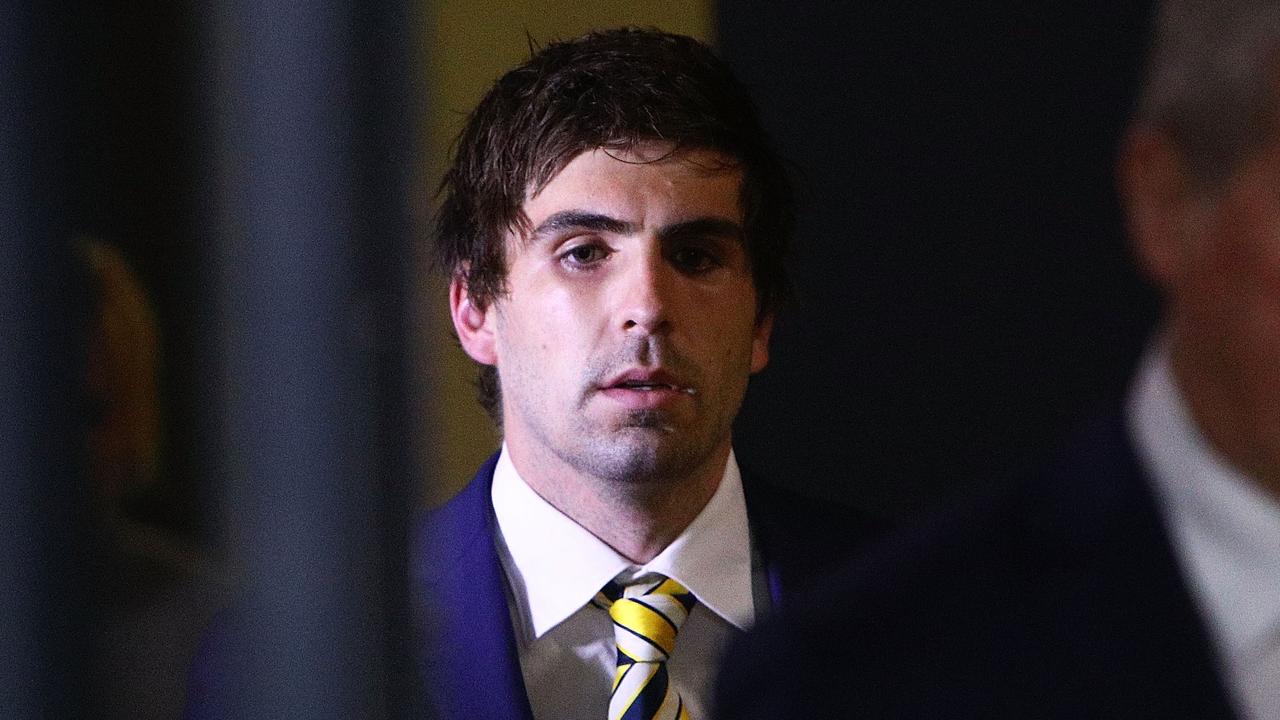 Andrew Gaff described his pain at his actions after being handed an eight-match ban for punching Andrew Brayshaw.