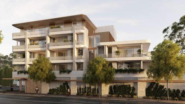 Artist impressions showing The Esmond, the luxury apartment building planned for Unley Rd, Hyde Park. Picture: SMFA Architects