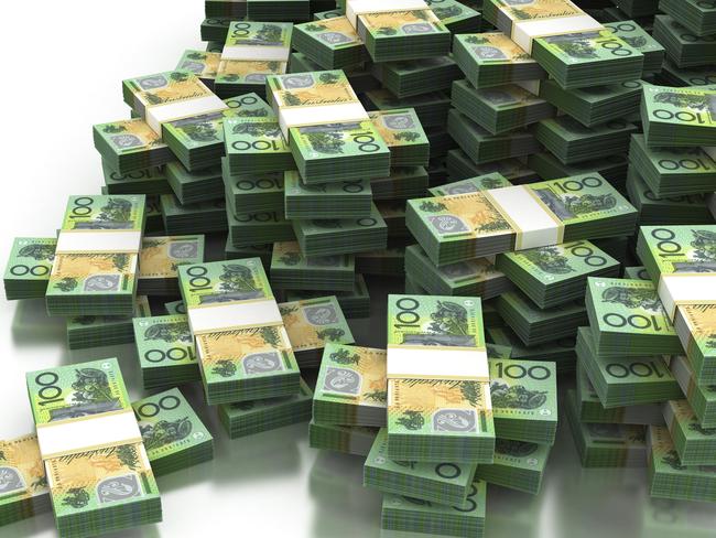 Stack of Australian Dollar