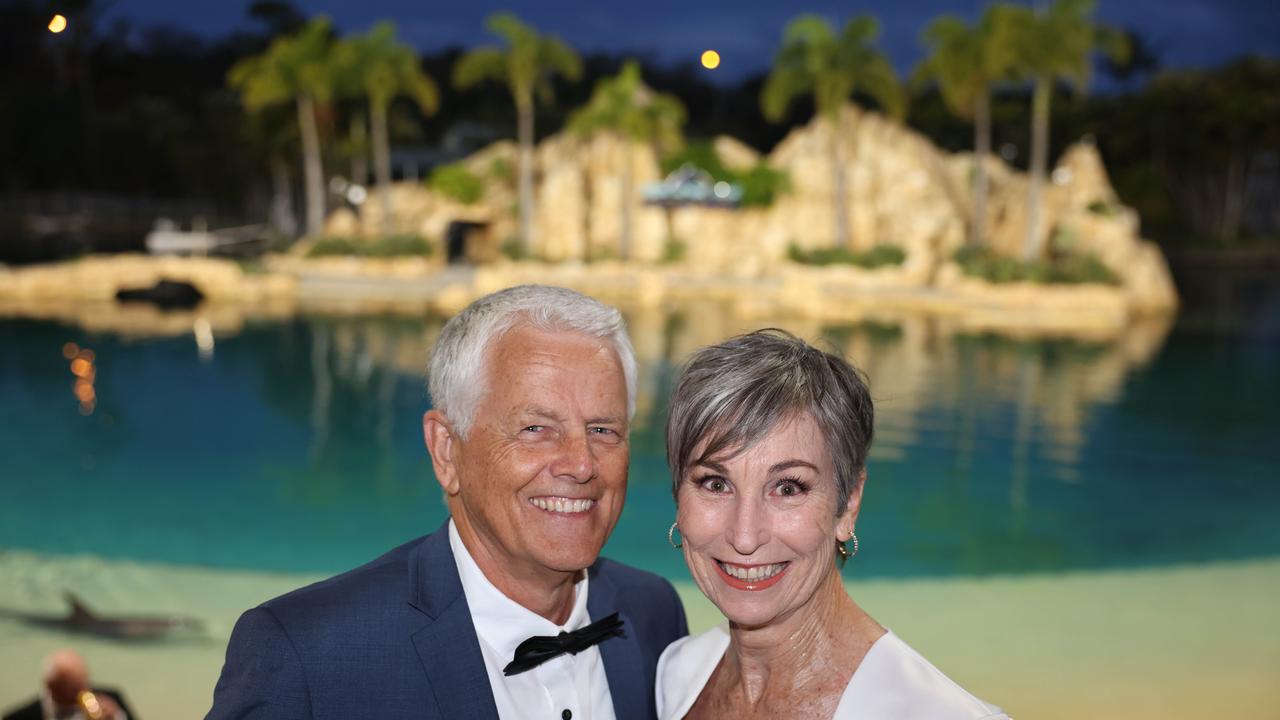 David Bray and Lynn Bray at the Surf Life Saving Queensland Point Danger Branch centennial celebration at Sea World for Gold Coast at Large. Picture, Portia Large.