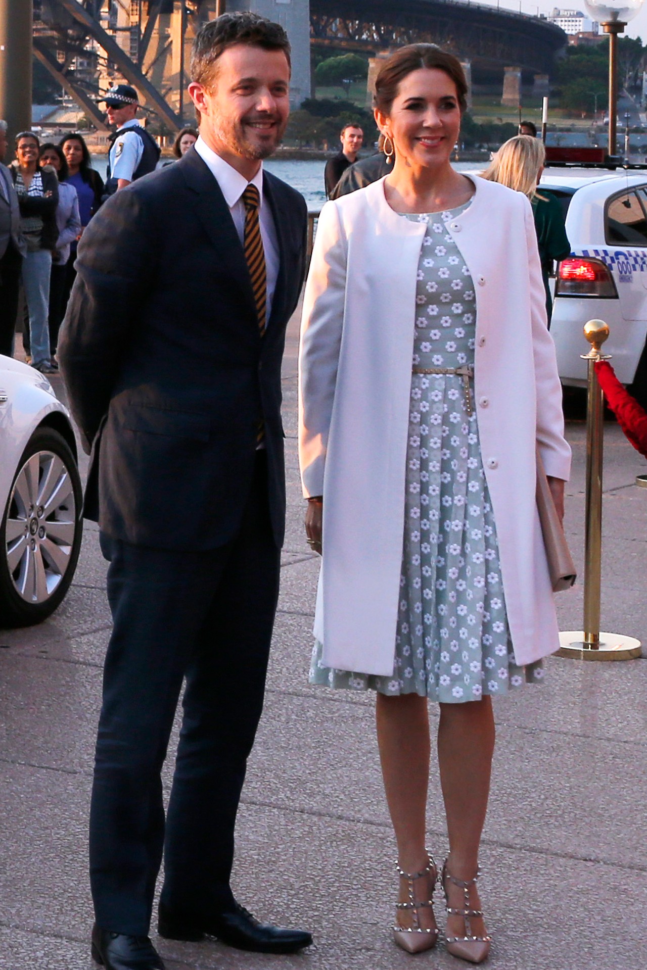 <p><em>Image credit: Getty Images</em></p><p>Crown Princess Mary wearing Collette Dinnigan to celebrate the 40th birthday of the Sydney Opera House in 2013.</p><p><strong>Shop Collette Dinnigan <a href="https://www.collettedinnigan.com/" target="_blank" rel="nofollow noopener">here</a>.</strong></p>