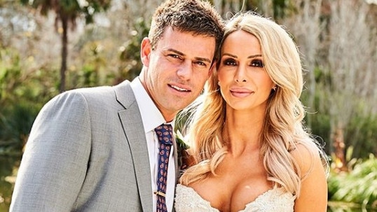 Hampton was matched with Michael Goonan on Married At First Sight, but the pair later split. Picture: Instagram