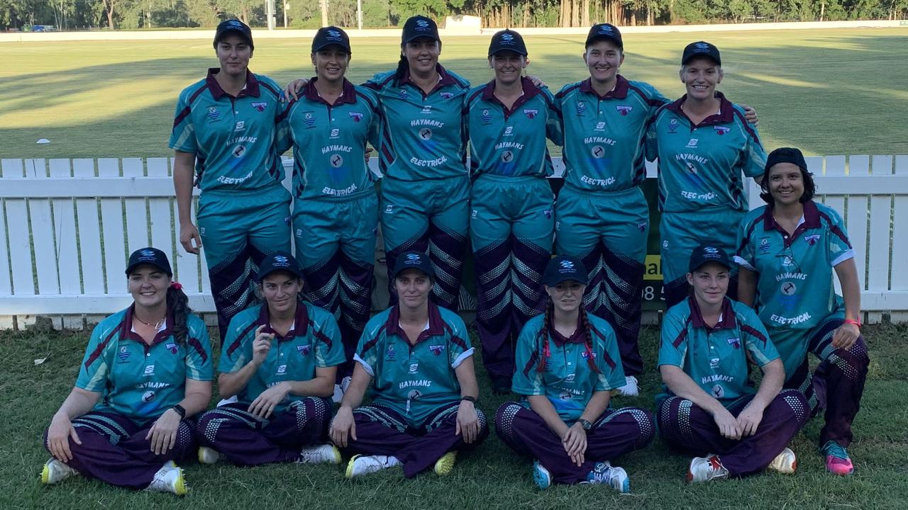 The Gladstone team that contested the Women's Intercity Championship.