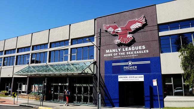 The injured man had been at the Manly Leagues Club before he was found in nearby Victor Rd. Picture: Braden Fastier.