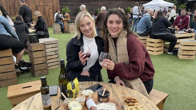 Alanna Thompson and Alessia Pintabona at the 2023 Mould Cheese Festival in Melbourne. Picture: Athos Sirianos.