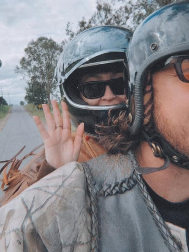 The pair have enjoyed horse rides and bikes rides since Southcombe relocated to Tennessee.