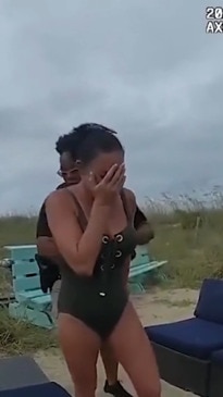 Woman Arrested For Masturbating On Us Beach New Police Bodycam Footage